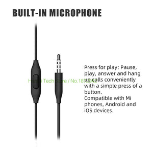 Fone de ouvido Xiaomi Piston 3 Earphone Bass