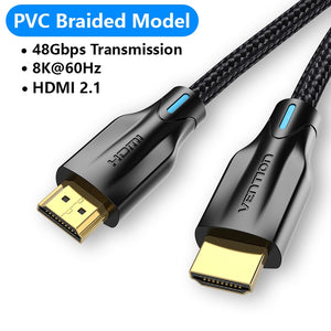 Cabo HDMI 2.1 Vention 8K versões