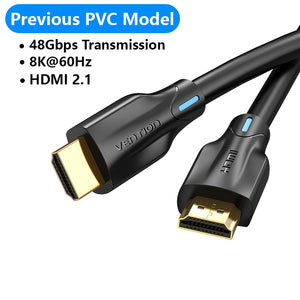 Cabo HDMI 2.1 Vention 8K versões