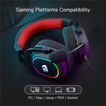 Carregar imagem no visualizador da galeria, Fone de ouvido Redragon H510 Zeus X Wired Gaming RGB 7.1 Surround
