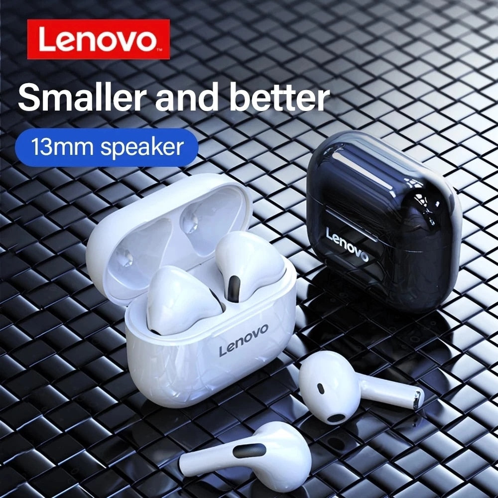 Fones de ouvido sem fio Lenovo LP40