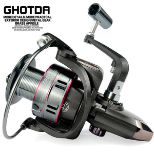 Molinete de pesca GHOTDA girando 1000-7000 Series